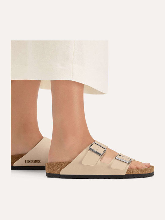 Arizona Γυναικεία Σανδάλια Μπεζ Narrow Fit
