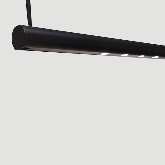 Zambelis Lights Commercial Linear LED Ceiling Light 6W Warm White 30cm