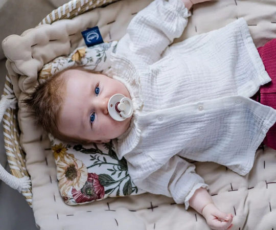 Lamillou Bebe Kinderzimmerdekoration Bambus Dekoratives Wiegekissen Little Savannah
