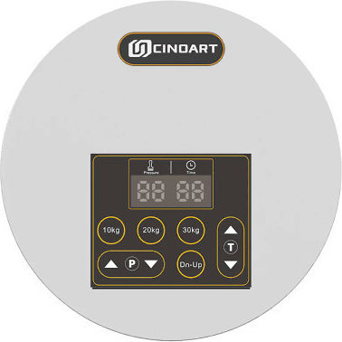 Cinoart Pt2 Tamper with Flat Surface in Brown Colour