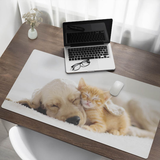 Αντιολισθητικό Ποντίκι Πληκτρολόγιο Sweet Animal Dream 120x60 Εκ