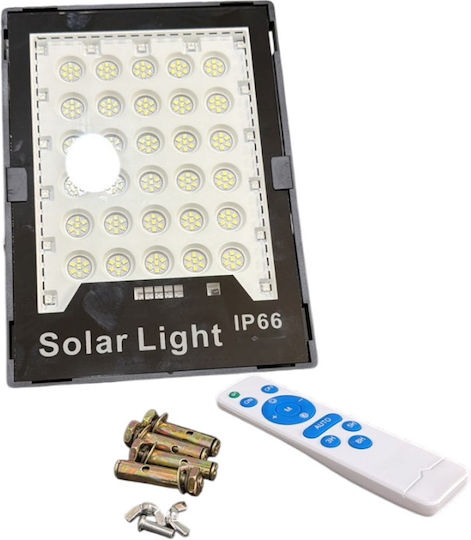 Водоустойчив Соларен LED Прожектор 400W Студено Бяло 6500K с Дистанционно IP66