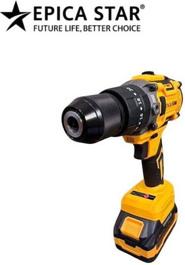 Epica Star EP-11091 Κρουστικό Δραπανοκατσάβιδο Μπαταρίας Brushless 21V