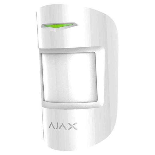 Ajax Systems Combi Protect Безжичен RF Сензор За Движение Инфрачервен С Обхват 12m