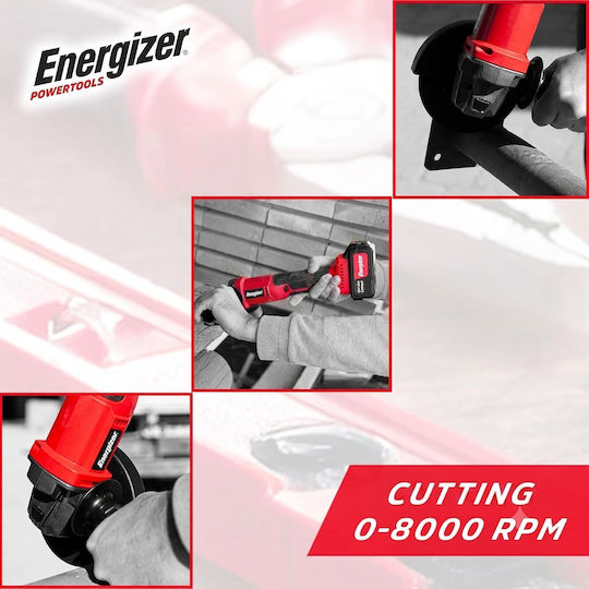 Energizer 3SA05 Ъглошлайф 125мм На батерия