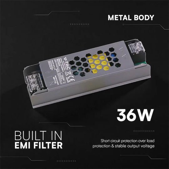 V-TAC Surse De Alimentare LED IP20 Putere 36W Cu Tensiune De Ieșire 24V