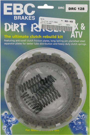 Ebc Set Discuri de Ambreiaj Metalice - Elastice - Fibră Dirt Racer Drc025 Suzuki Rm 85 02-18 Suzuki Rm 85 L 03-17