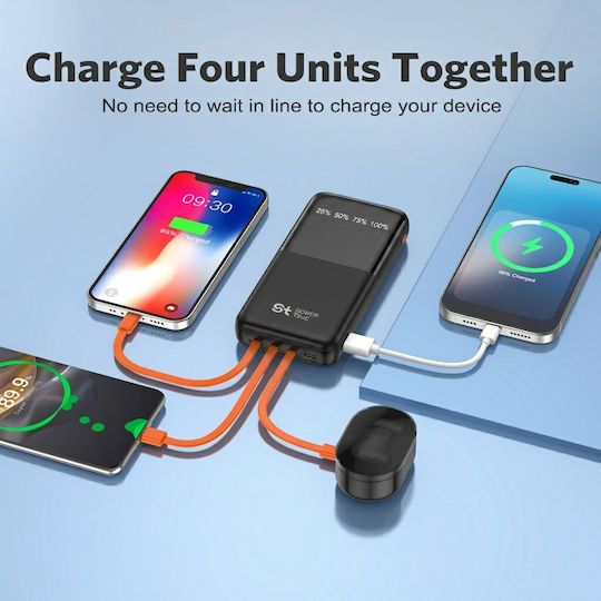Sober Time NW44 Power Bank 10000mAh Schwarzes