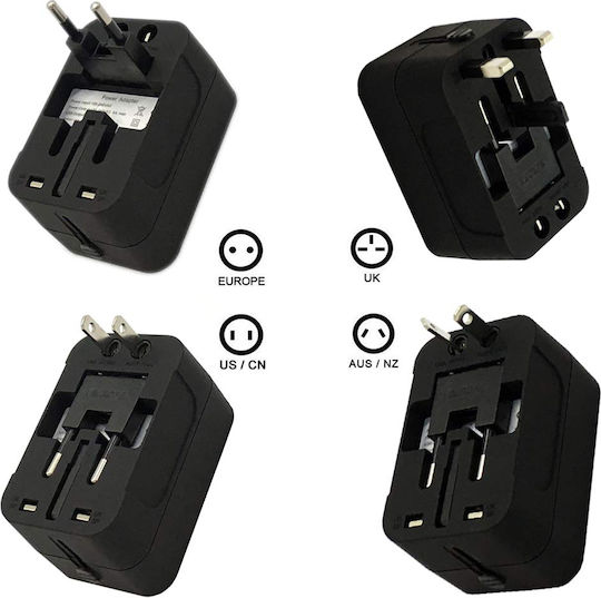 Techsuit Steckdosenadapter zu Universal