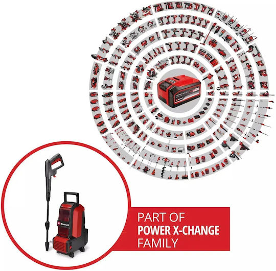 Einhell Hypresso 36/105 Πλυστικό Μπαταρίας 18V Solo με Πίεση 70bar