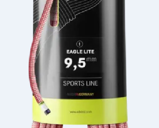 Dynamisches Einzelseil Klettern Eagle Light 80m Edelrid Rotes