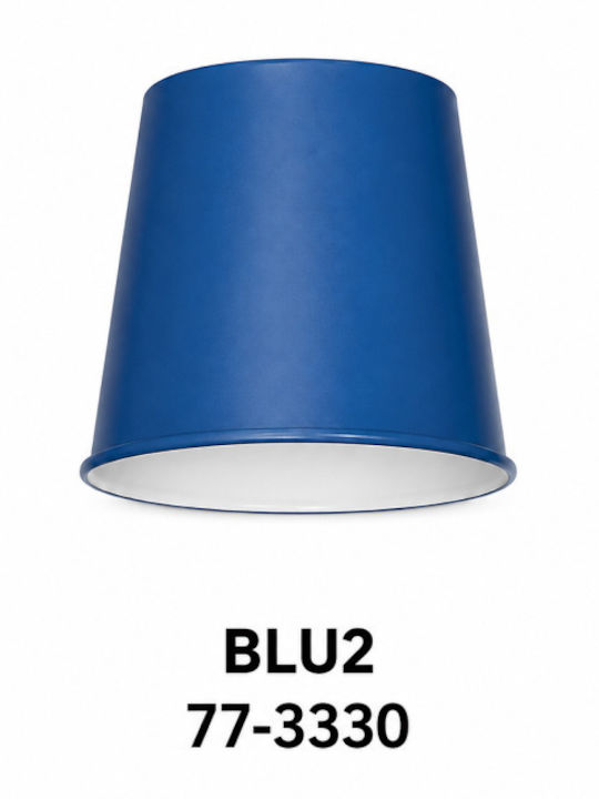 Home Lighting Коничен Абажур Син с диаметър 14см