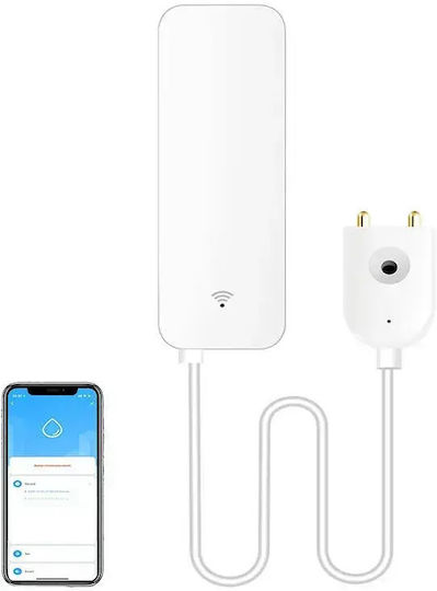 Gosund Безжичен Детектор За Наводнения С Батерия Wi-Fi С Кабел 1m