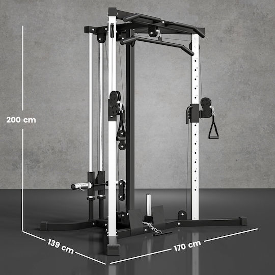 Sportnow Multi Gym Pentru Exerciții și Fitness Cu Greutate Totală 100kg