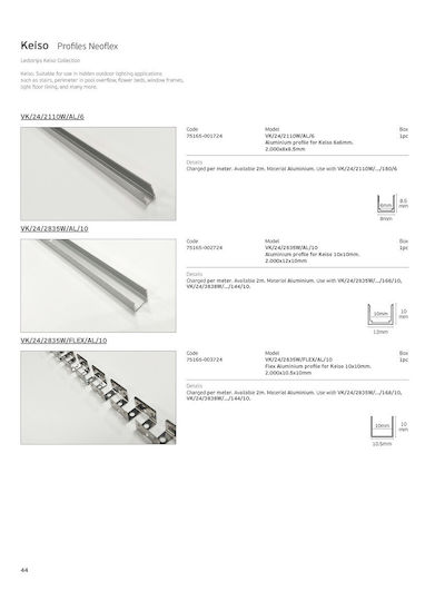 VK Lighting Aluminum Profile for LED Strip
