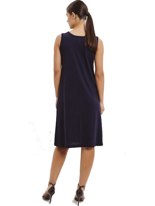 Rochii De Vară Pentru Femei Midi Rochie Albastru Marin