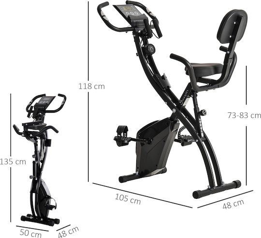 HomCom Xbike 2σε1 Magnetisch