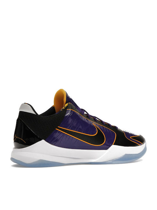 Kobe V Protro "Lakers" Ниски Баскетболни Обувки Court Purple / University Gold / Black / White