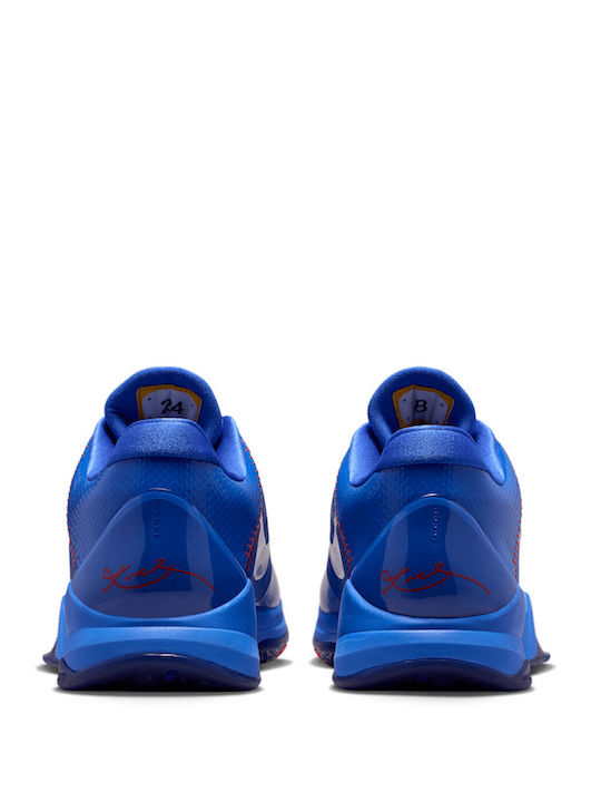 Kobe 5 Protro "Dodgers" Ниски Баскетболни Обувки Rush Blue / Wolf Grey / Comet Red