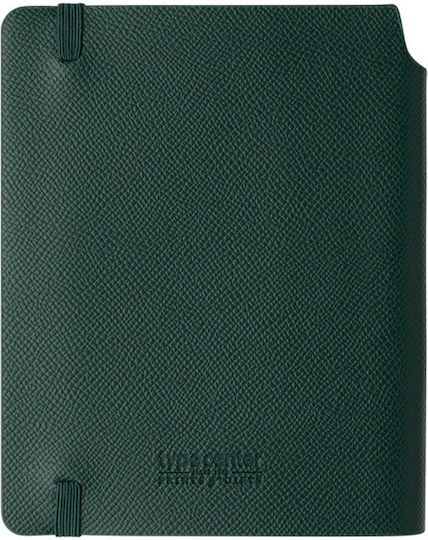 Type Center Weekly Agenda A6 2027 Green Leather 10.5x14.8cm (with Personalization)