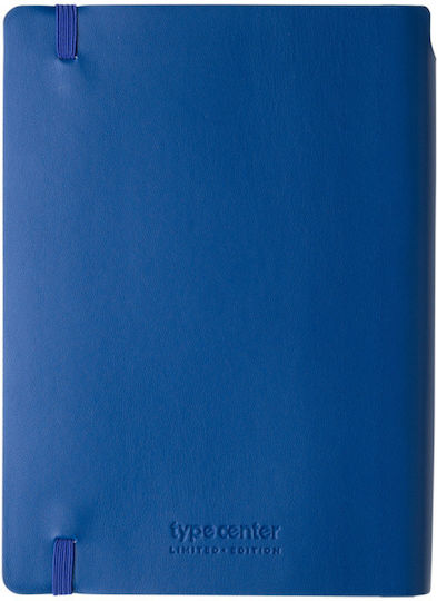 Type Center Ημερήσια Ατζέντα A5 2027 Μπλε Δερμάτινη 14x20.5εκ. (με Προσωποποίηση)