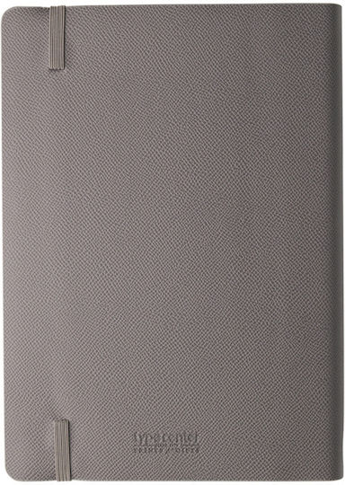 Type Center Ημερήσια Ατζέντα B5 2027 Γκρι Δερμάτινη 5x23.4εκ. (με Προσωποποίηση)