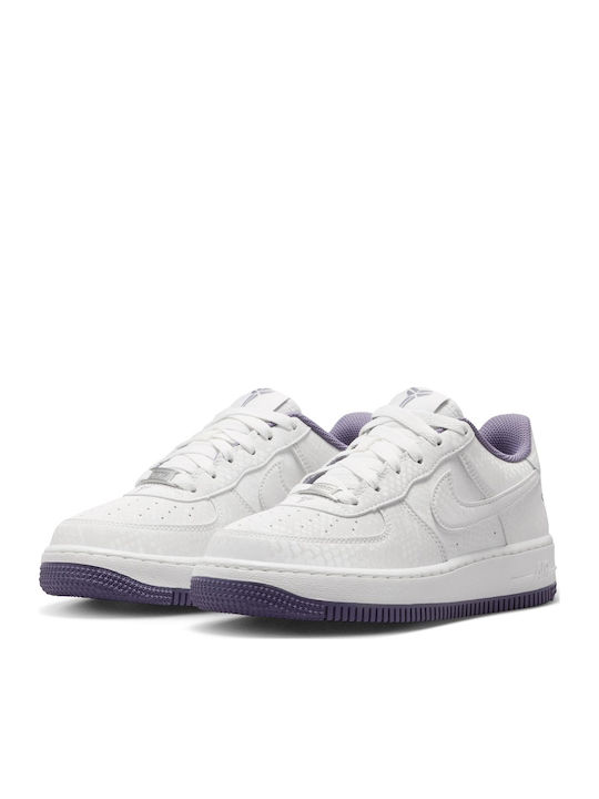 Air Force 1 Adidasi copii Albe
