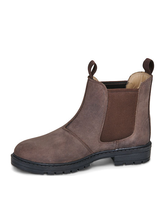 Kids Brown Ankle Boots