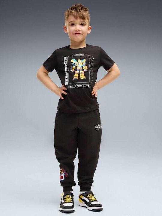 Παιδικό T-shirt Black Graphic Tee