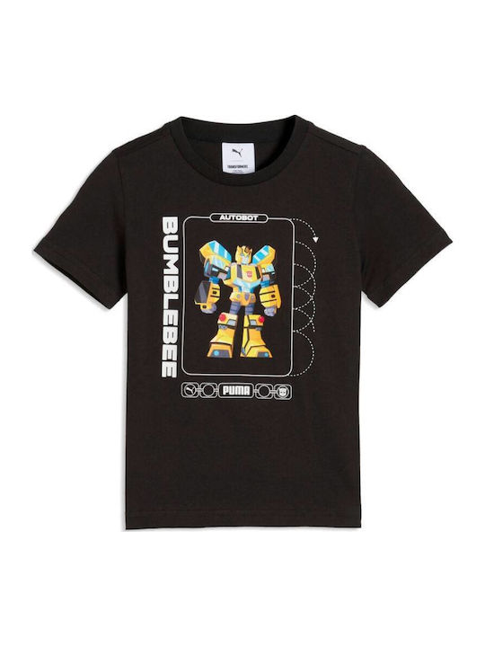 Παιδικό T-shirt Black Graphic Tee