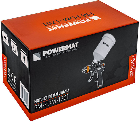 Powermat Pistol de Vopsit cu Aer HVLP 1.4mm