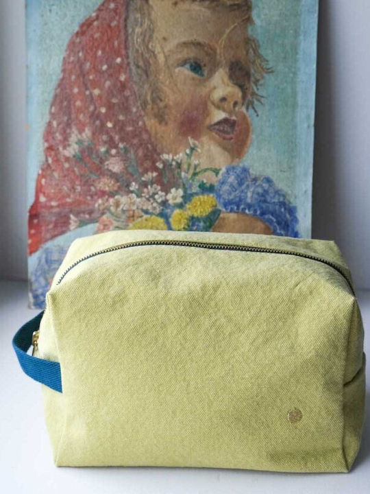 Neseser La Cerise Iona Galben 22x14 Bumbac Organic Neseser La Cerise Iona Galben 22x14 Bumbac Organic