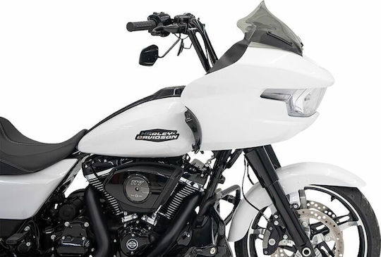 Klock Werks Мотоциклетна Желатина Carbon Sport Flare Kww-01-0706-t Harley Davidson Fltrxstse 1977 Abs 24 Сив