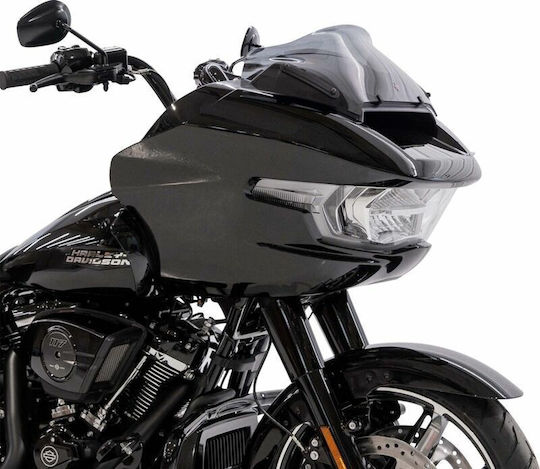 Klock Werks Мотоциклетна Желатина Carbon Flare Kww-01-0708-t Harley Davidson Fltrxstse 1977 Abs 24 Сив