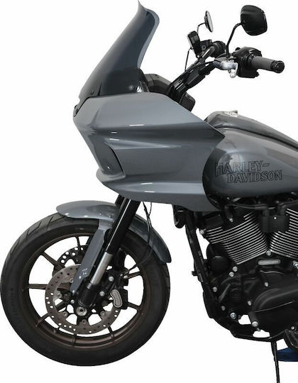 Klock Werks Мотоциклетна Желатина Carbon Flare Kww-02-0611-ds Harley Davidson Fxlrst 1923 Abs 22-24 Сива
