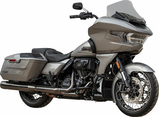 Klock Werks Мотоциклетна Желатина Carbon Flare Kww-01-0705-t Harley Davidson Fltrxstse 1977 Abs 24 Сив