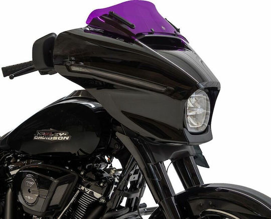 Klock Werks Мотоциклетна Желатина Карбон Колор Флеър Kww-01-0746 Harley Davidson Flhxse 1977 Abs 24 Лилава