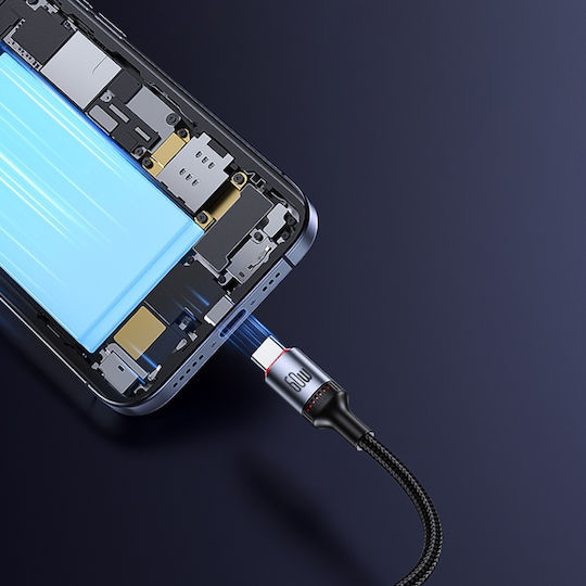 Yesido Geflochtenes Kabel USB-C männlich - USB-C 60W PD Schwarz 2m