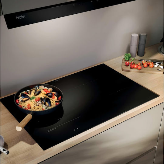 Haier ID Series 4 Intelligentes Induktion Kochfeld Autonom mit Sperrmodus 80x52cm