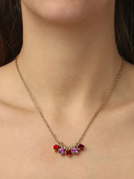 Dyrberg/Kern Necklace Made of Gold Plated Steel