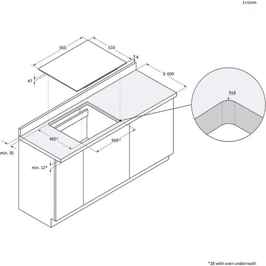 Haier ID Series 2 Smart Индукционен Плот Автономен с Функция за Заключване 65x51см.