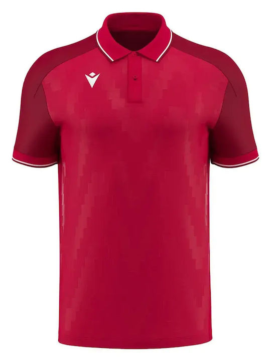 Echoes Polo Herrenblusen Rot/Weiß