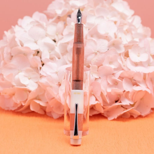 Opus 88 Fountain Pen Medium Pink With Pink Ink