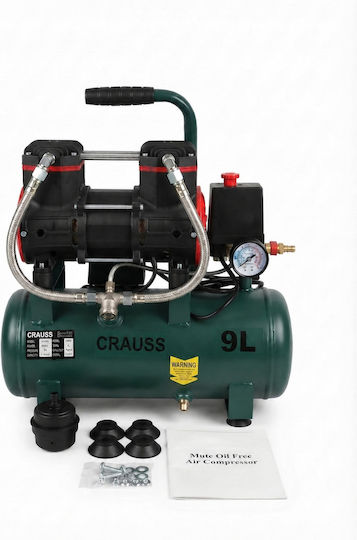 Ehome Einphasiger Luftkompressor mit Leistung 1.1hp und Luftkammer 160lt