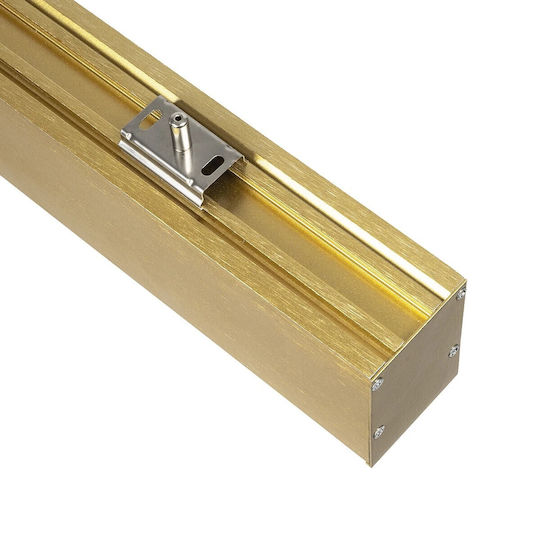 kelvo LED Commercial Linear Ceiling Lighting 72W Warm White IP20 with Adjustable Intensity L120xH7cm