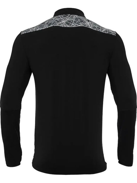 Tiber Athletic Long Sleeve Blouse Black White