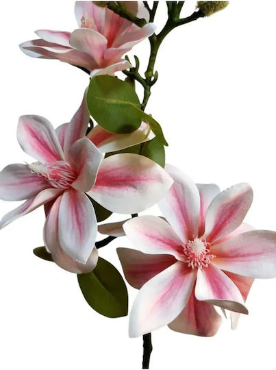 Stewehome Artificial Branch of Luxurious Magnolia Decorative Flower