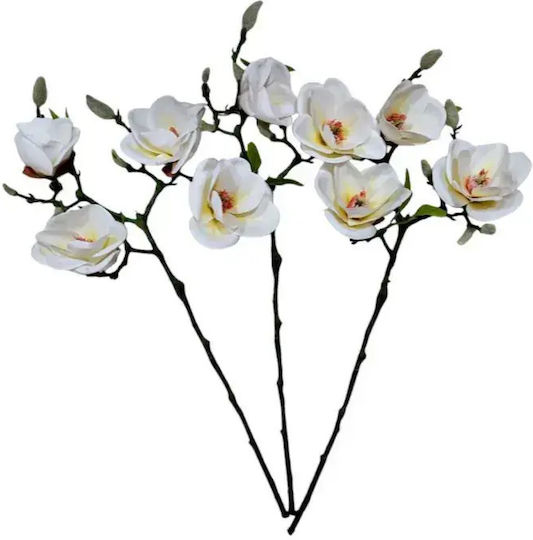 Stewehome Floare Artificială Magnolia Set 3 Sucursale Stewehome Floare Artificială Magnolia Set 3 Sucursale