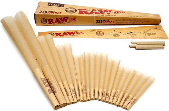 Raw Rawket 84mm Ecru Τastaturen 20 Stück