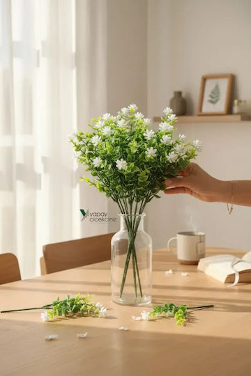 SteweHome Dekoratives Künstliches Blumenstrauß mit Blattwerk SteweHome Dekoratives Künstliches Blumenstrauß mit Blattwerk